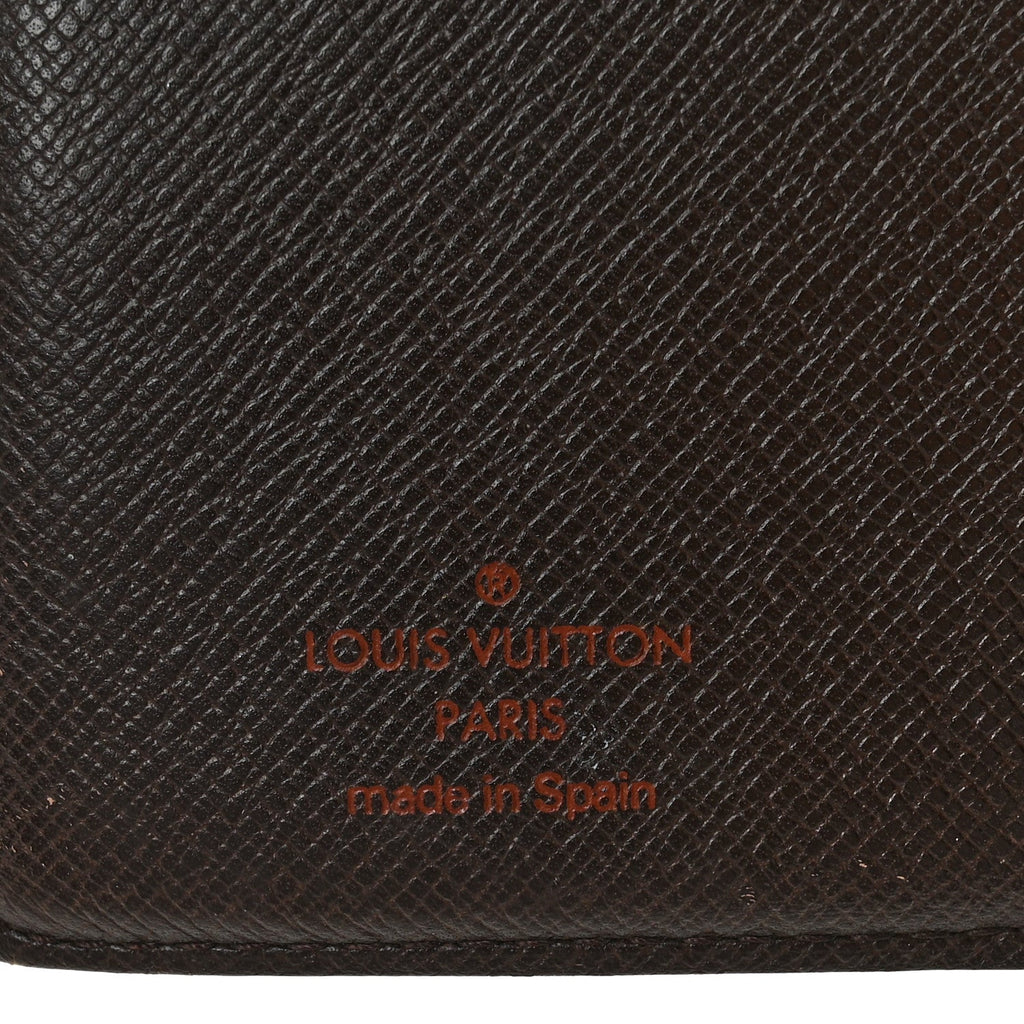Damier Ebene Small Ring Agenda Cover