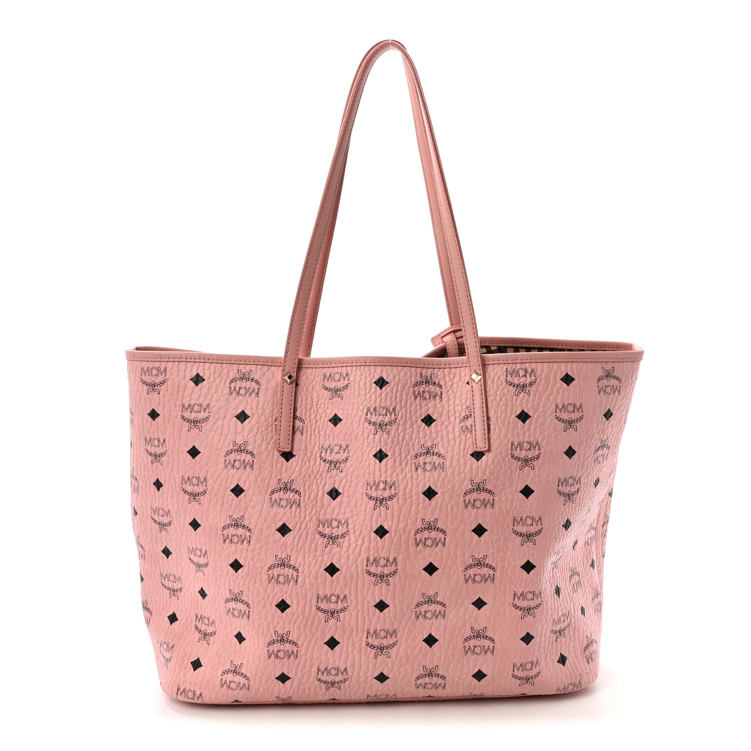 Visetos Medium Liz Reversible Shopper Tote Soft Pink