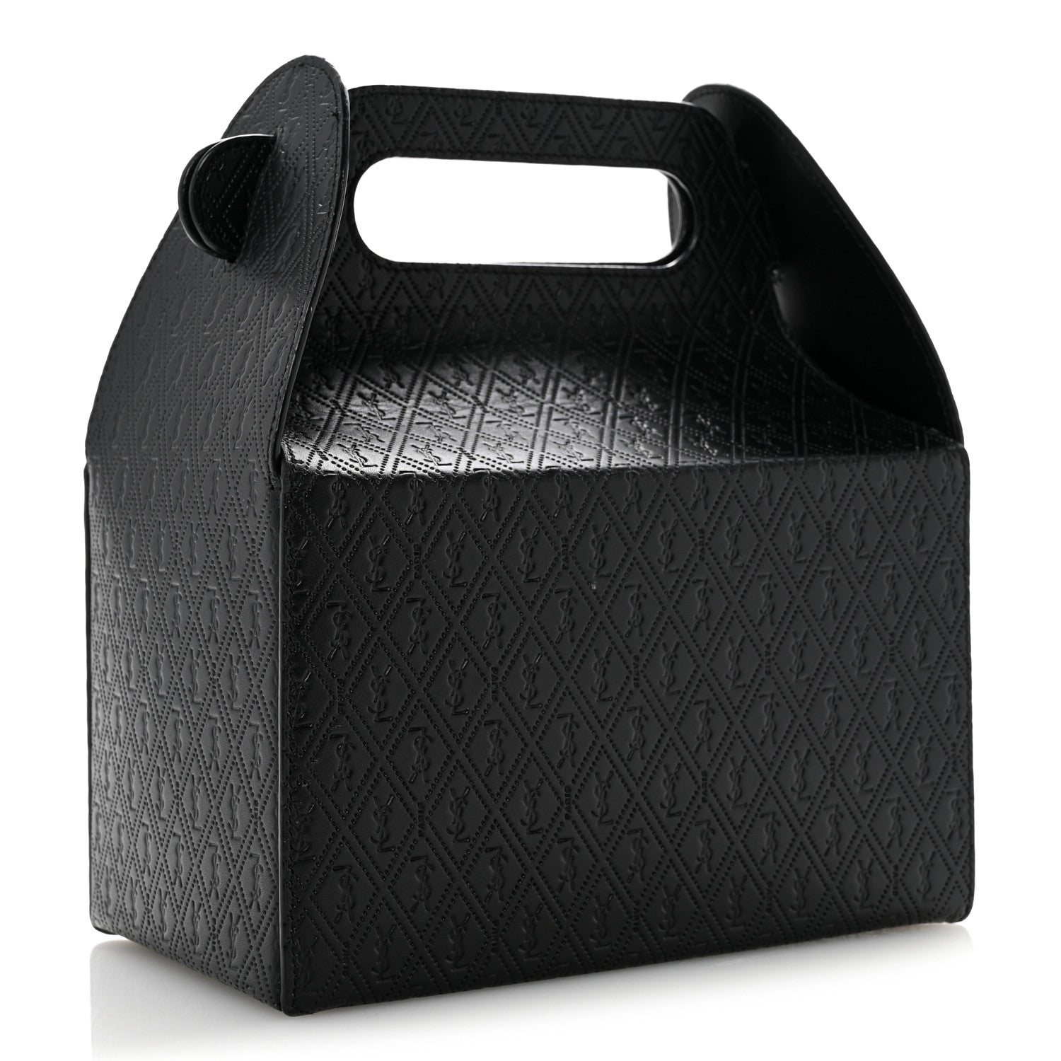Calfskin Monogram Take Away Box Black