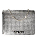 Nappa Crystal Starlight Mini Clutch Bag Black