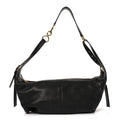 Shiny Grained Calfskin Macrocannage Medium D-Journey Bag Black