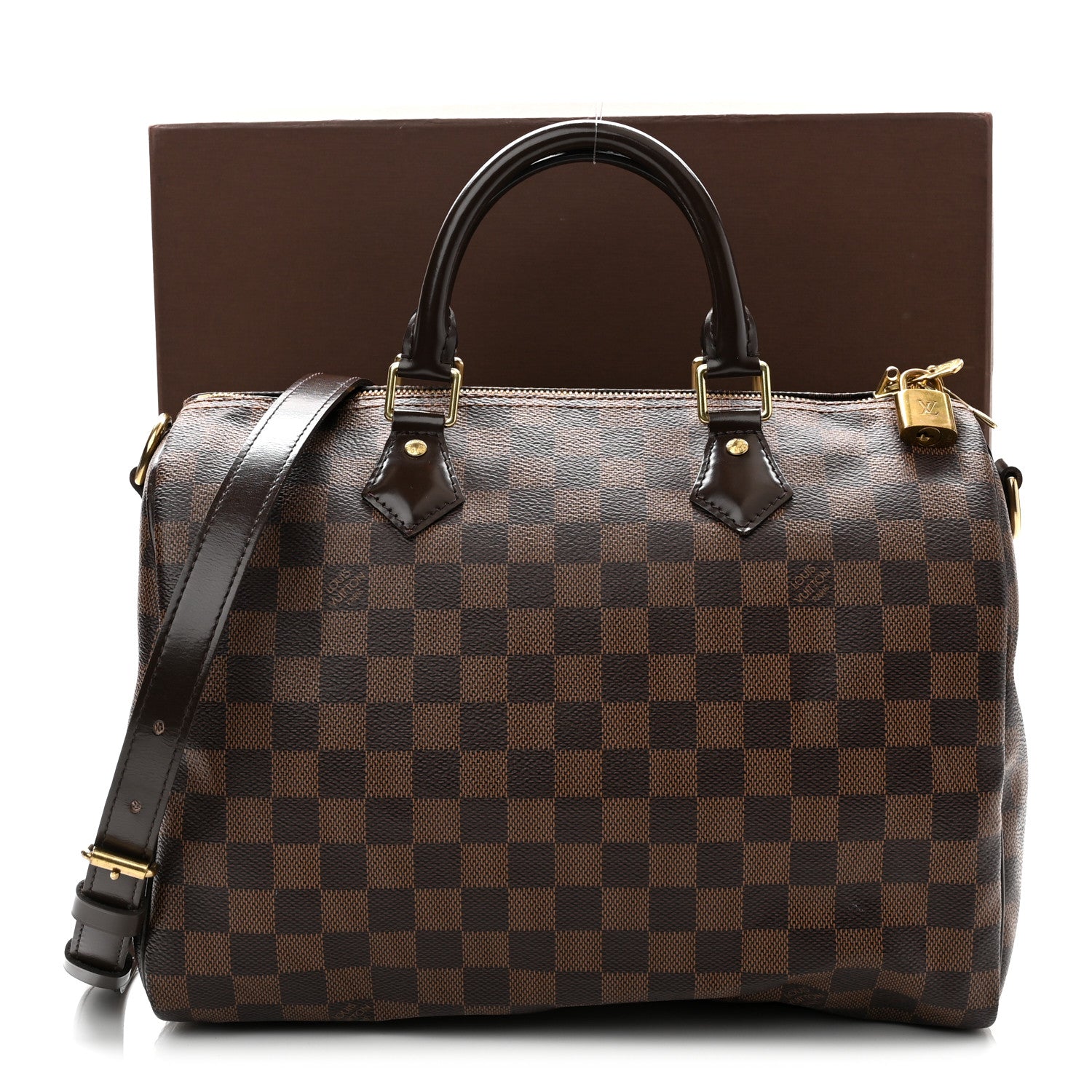 Damier Ebene Speedy Bandouliere 30