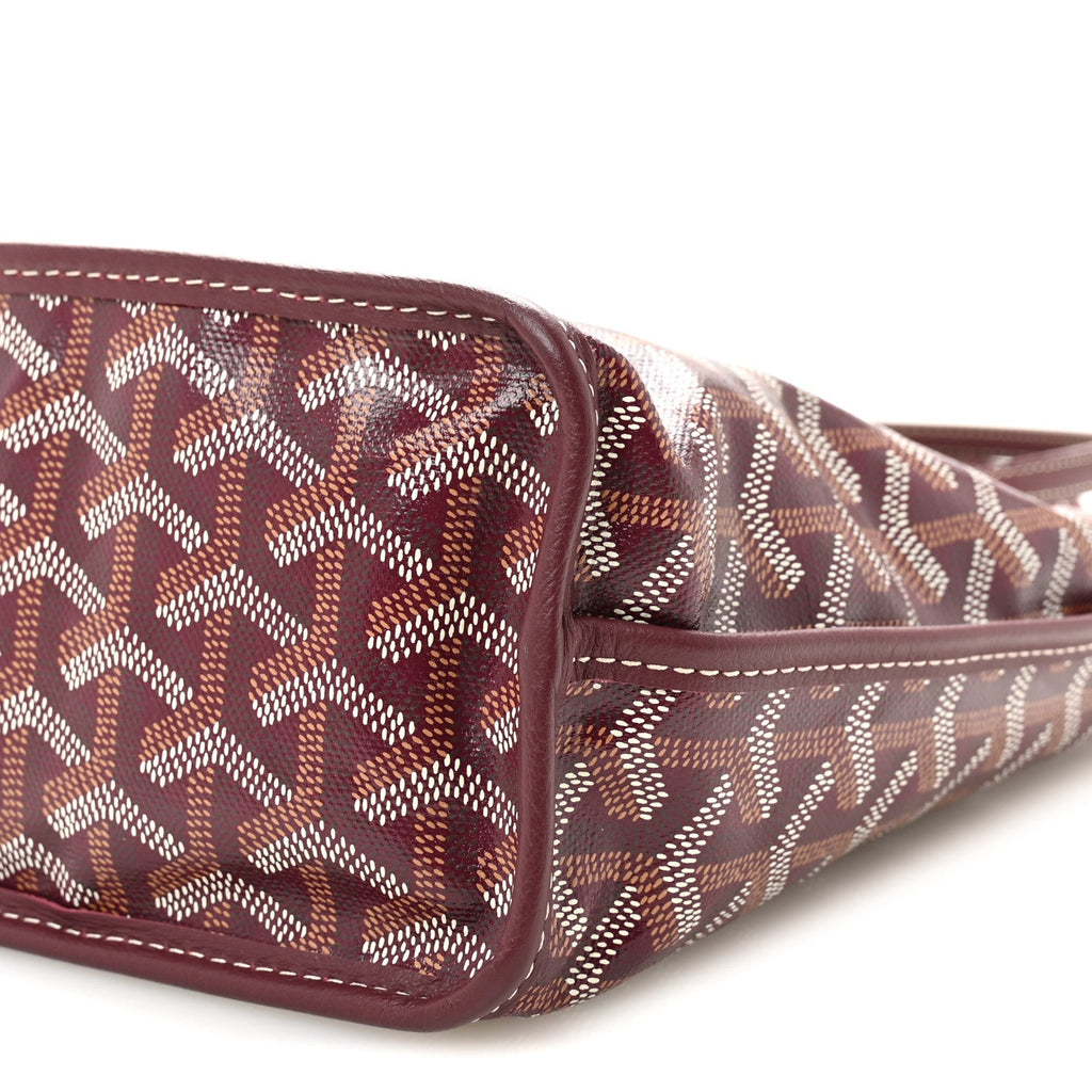 Goyardine Reversible Mini Anjou Burgundy
