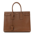 Grained Calfskin Large Souple Sac De Jour Carryall Cinnamon