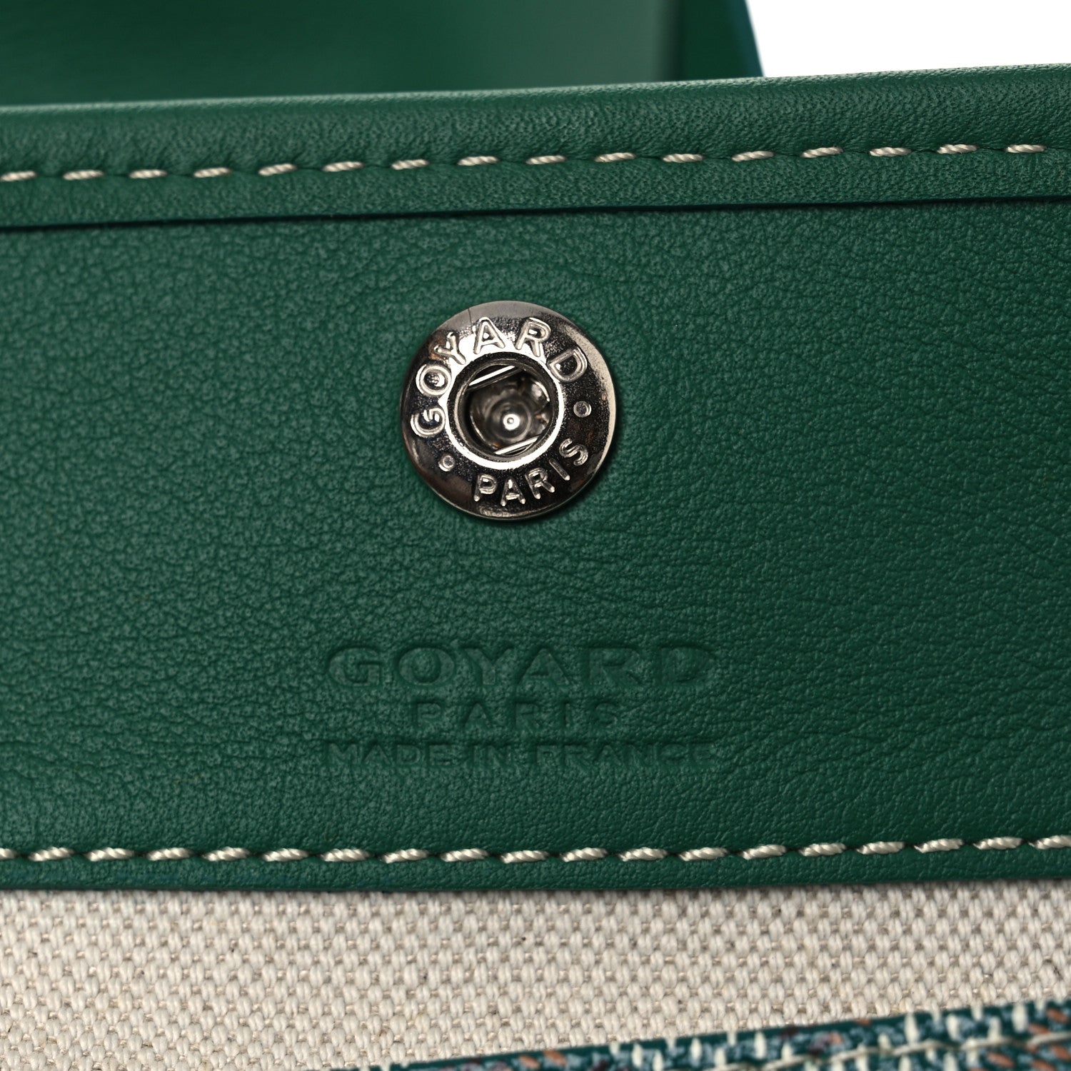 Goyardine Reversible Mini Anjou Green
