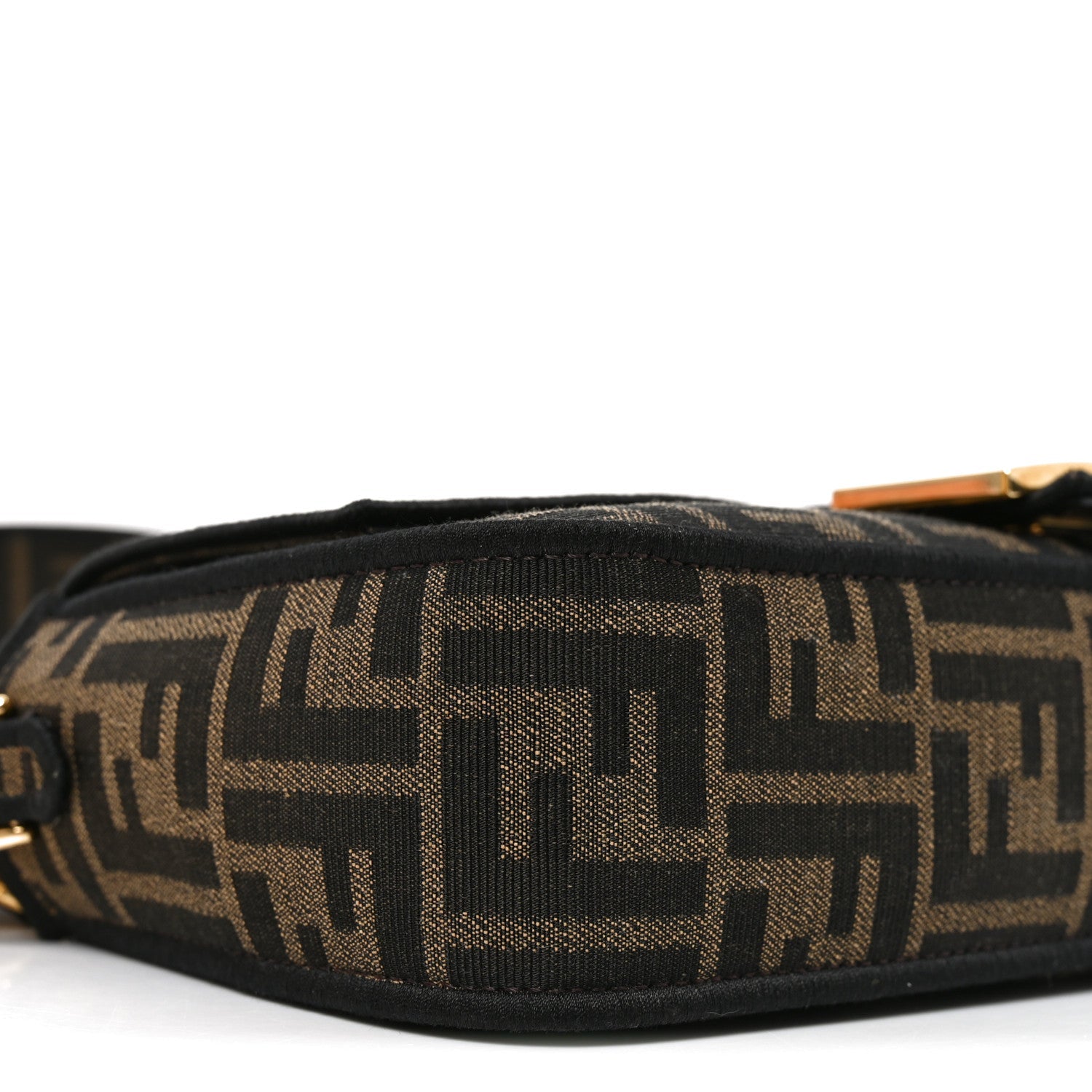 Fabric Jacquard FF 1974 Medium Baguette Tobacco Moro Black