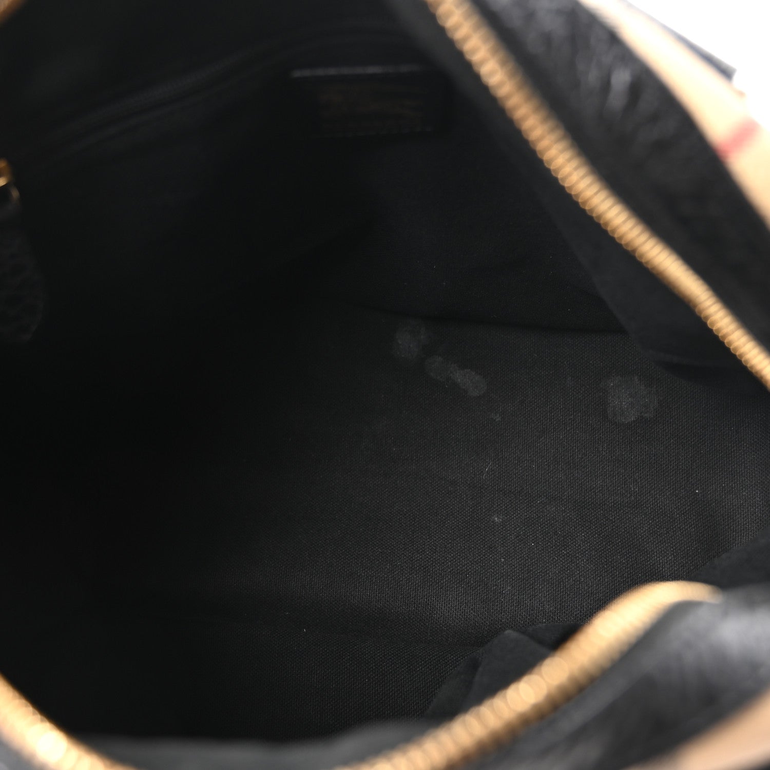 Haymarket Check Medium Satchel Black