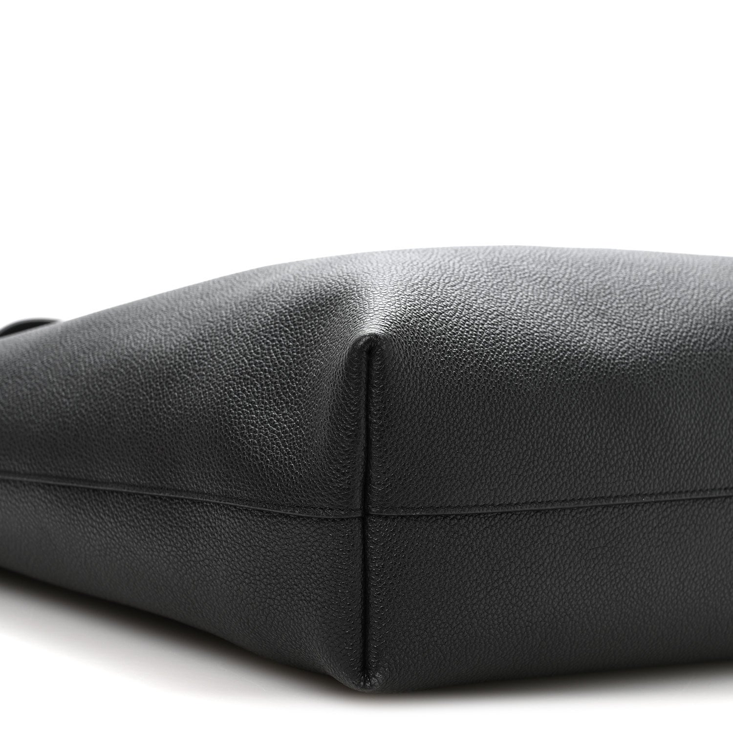 Calfskin Large Shopping Tote Black