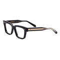 Valentino Eyeglasses Square Full Rim, Crystal Brown Swirl Frame and Clear Demo Lens Lens VLX-121B