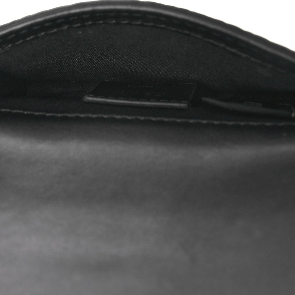 Cuoio Romano Micro Flat Baguette Black