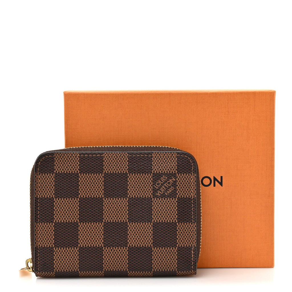 Damier Ebene Zippy Coin Purse