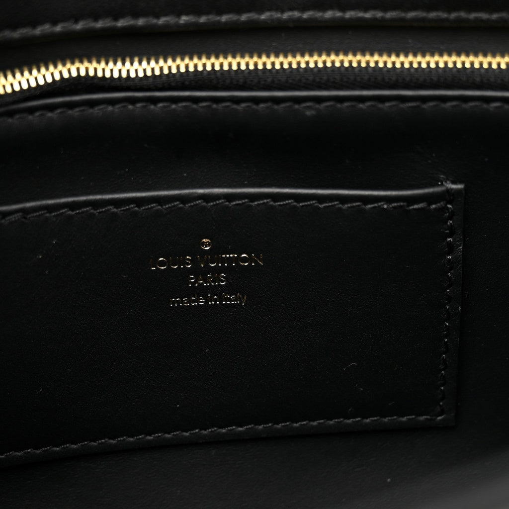Lambskin Malletage Top Handle GO-14 GM Black