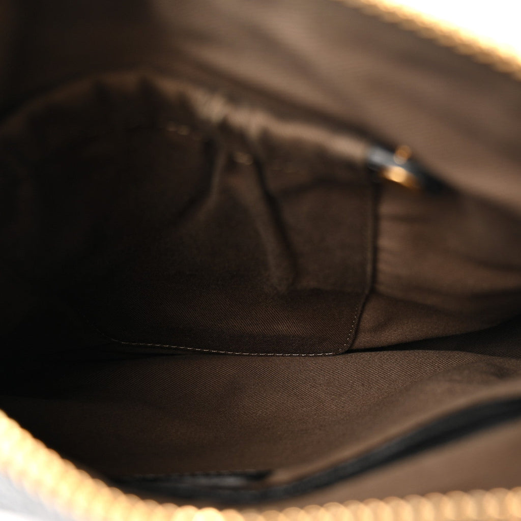 Calfskin Medium Marcie Satchel Black