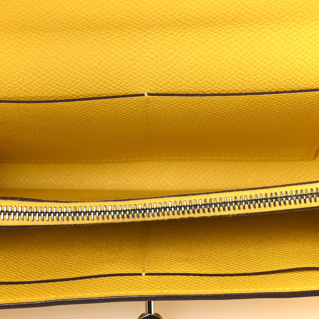 Epsom Kelly Wallet To Go Jaune De Naples