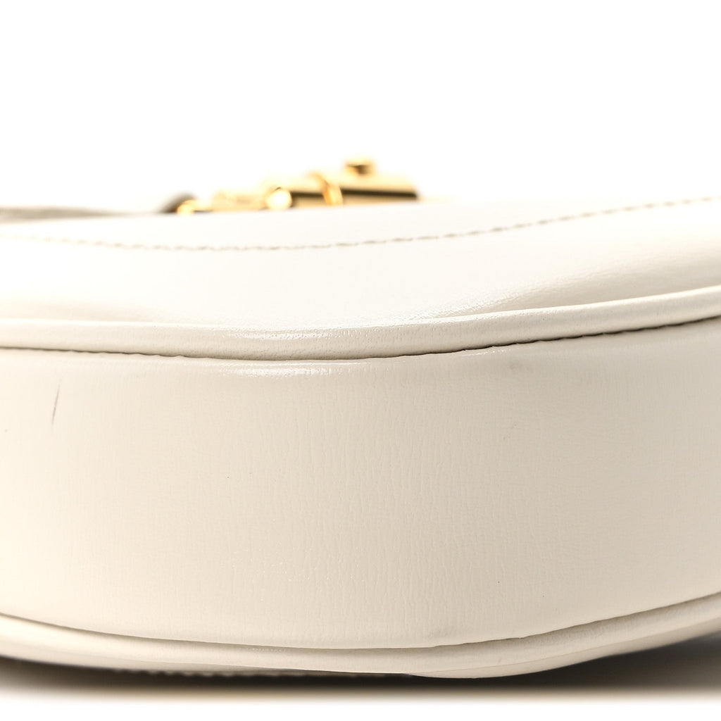 Boarded Dyana Lux Calfskin Mini Jackie 1961 Hobo Mystic White