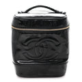 Patent Timeless Vanity Cosmetic Case Black