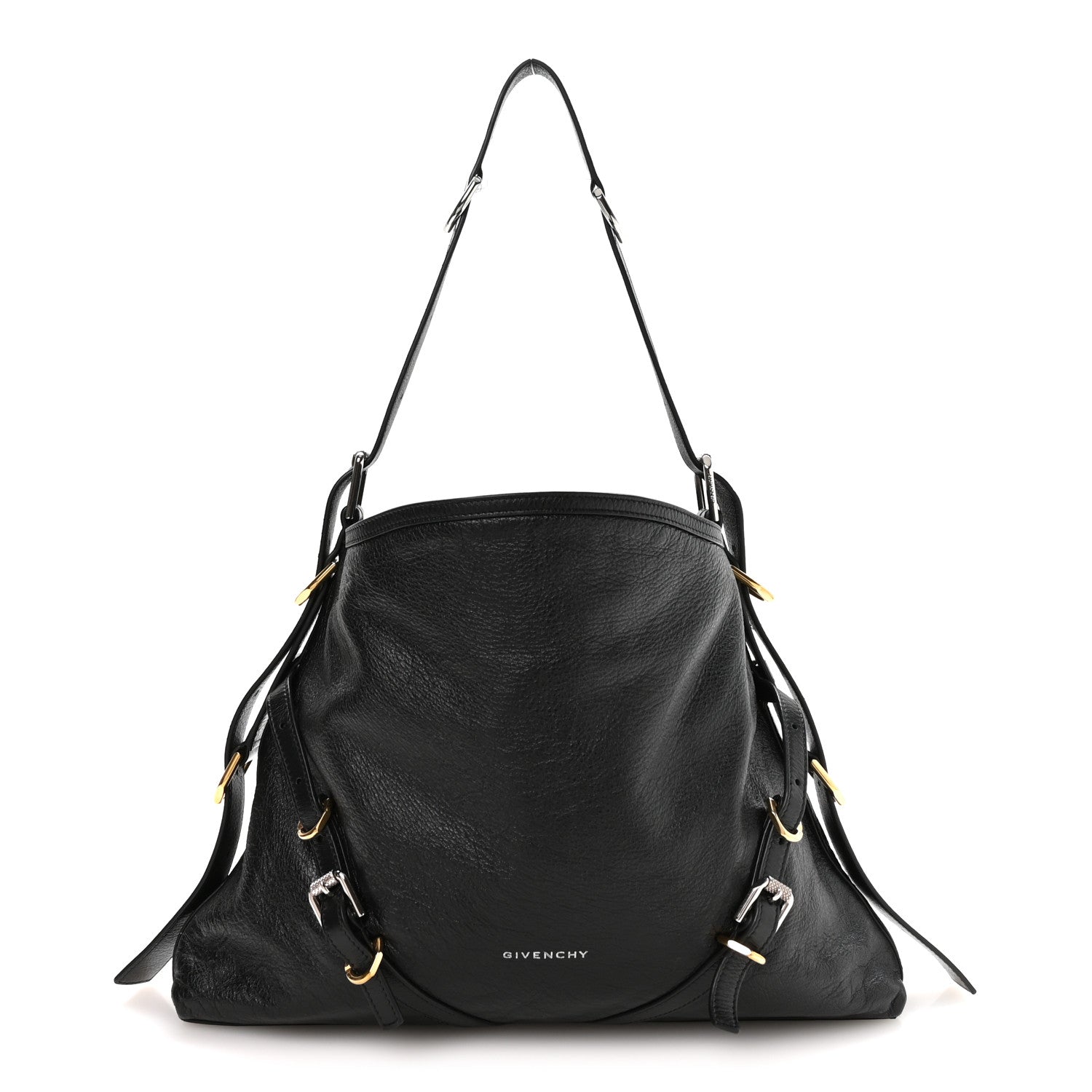 Calfskin Medium Voyou Bag Black