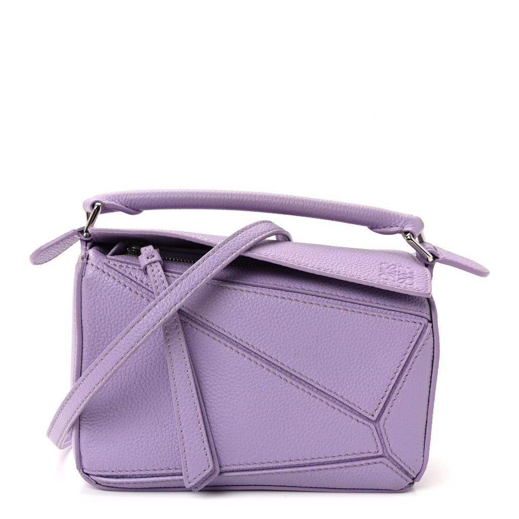 Calfskin Mini Puzzle Bag Light Mauve