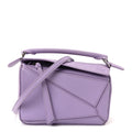 Calfskin Mini Puzzle Bag Light Mauve