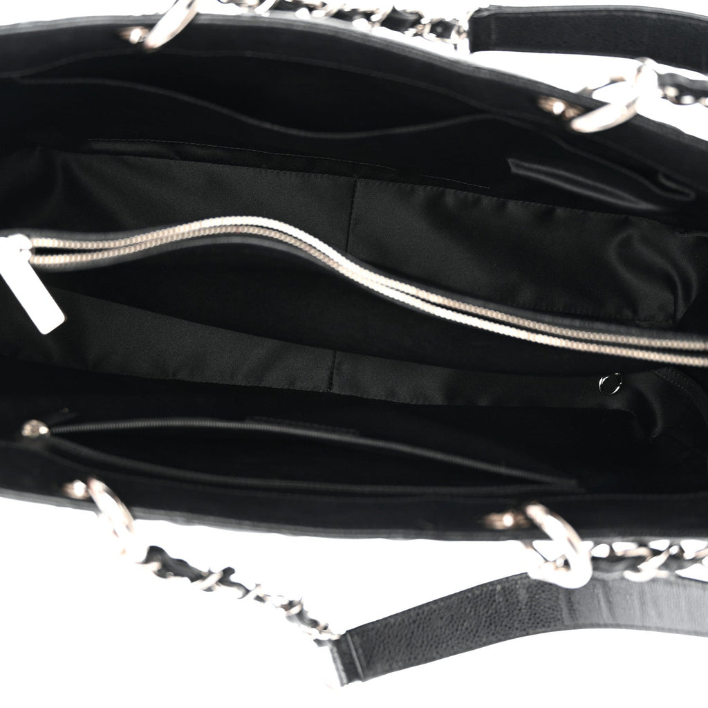 Caviar Quilted XL Grand Shopping Tote GST Black