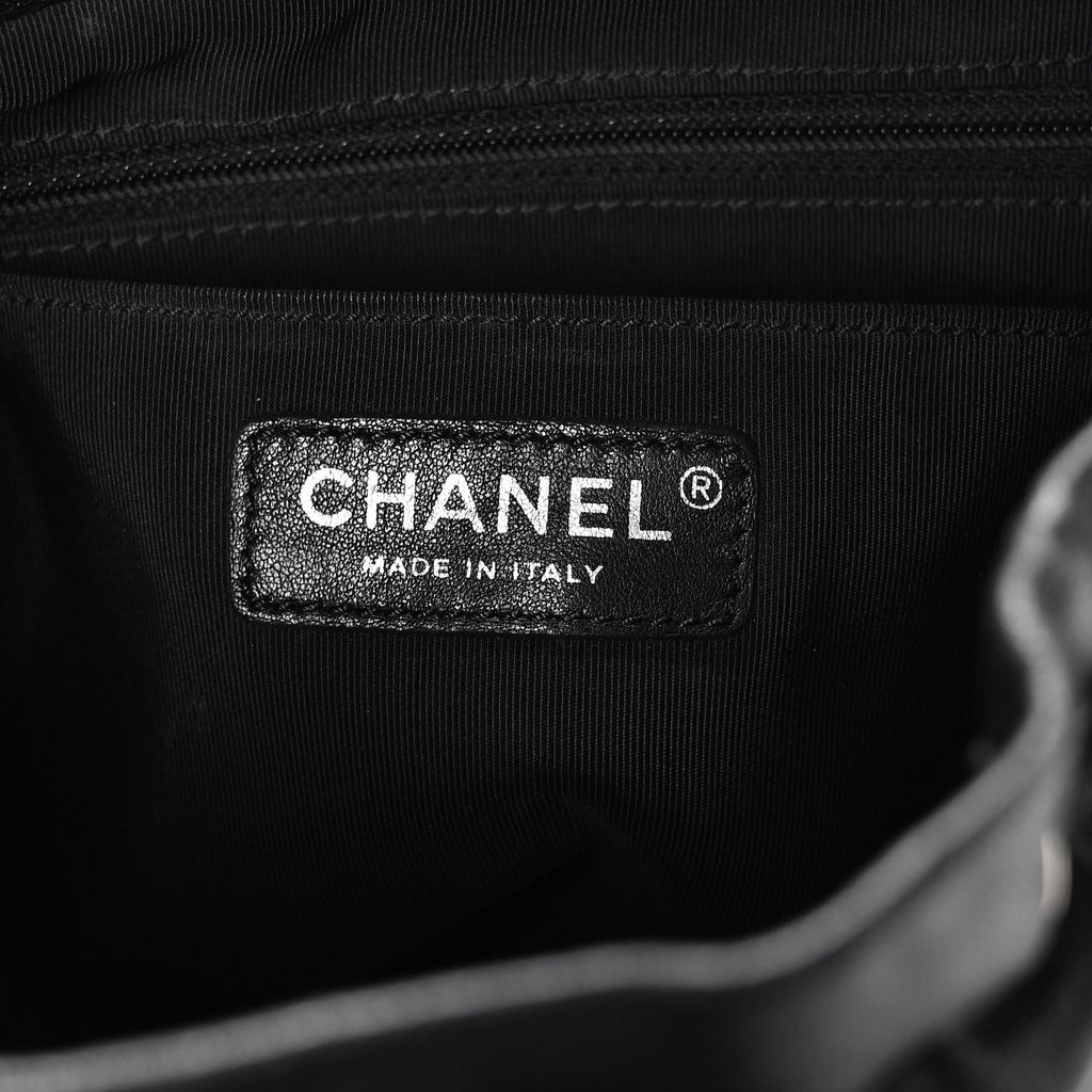 Lambskin Quilted Large Urban Spirit Backpack Black