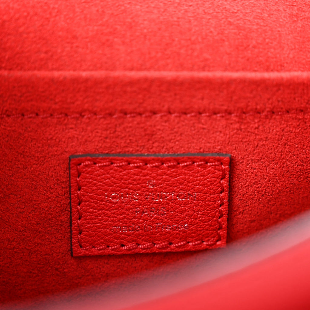 Soft Calfskin Mylockme Chain Bag BB Rubis