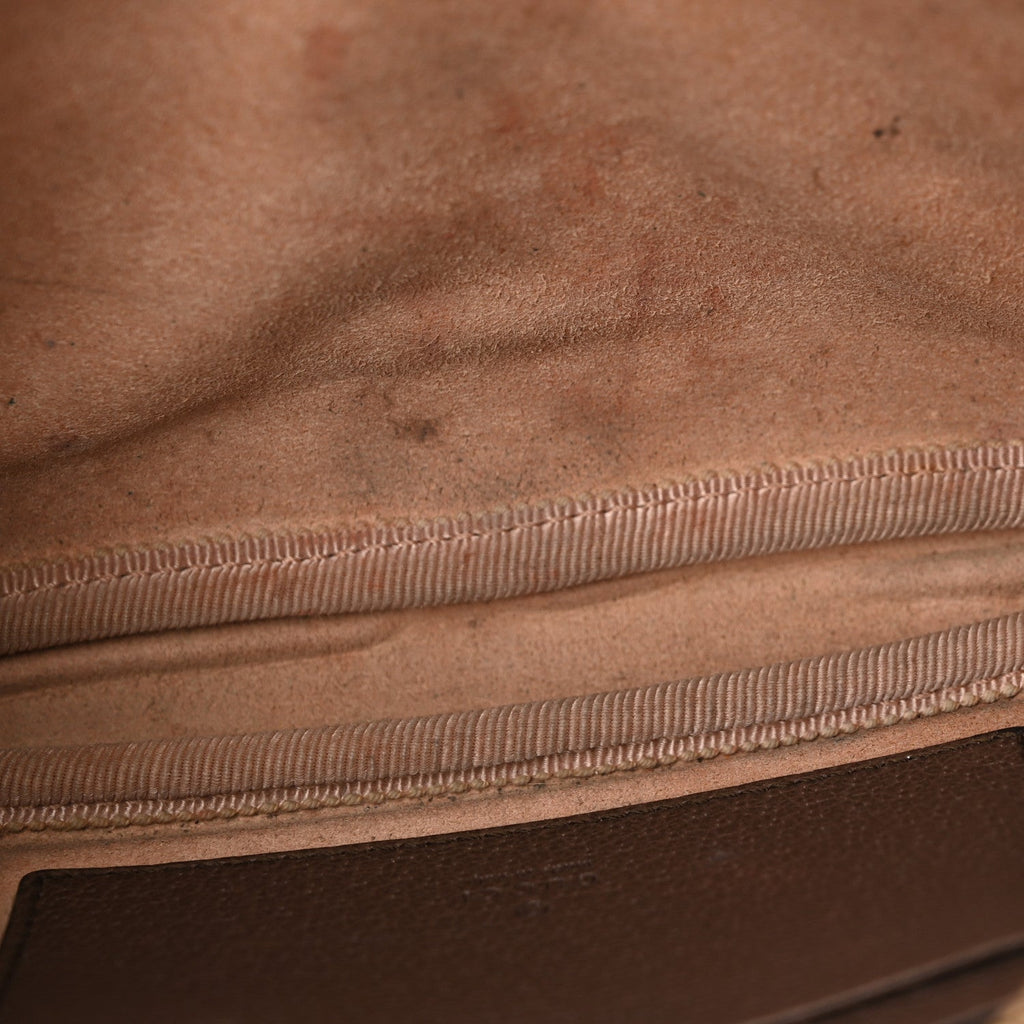 GG Supreme Monogram Web Mini Ophidia GG Bag Brown