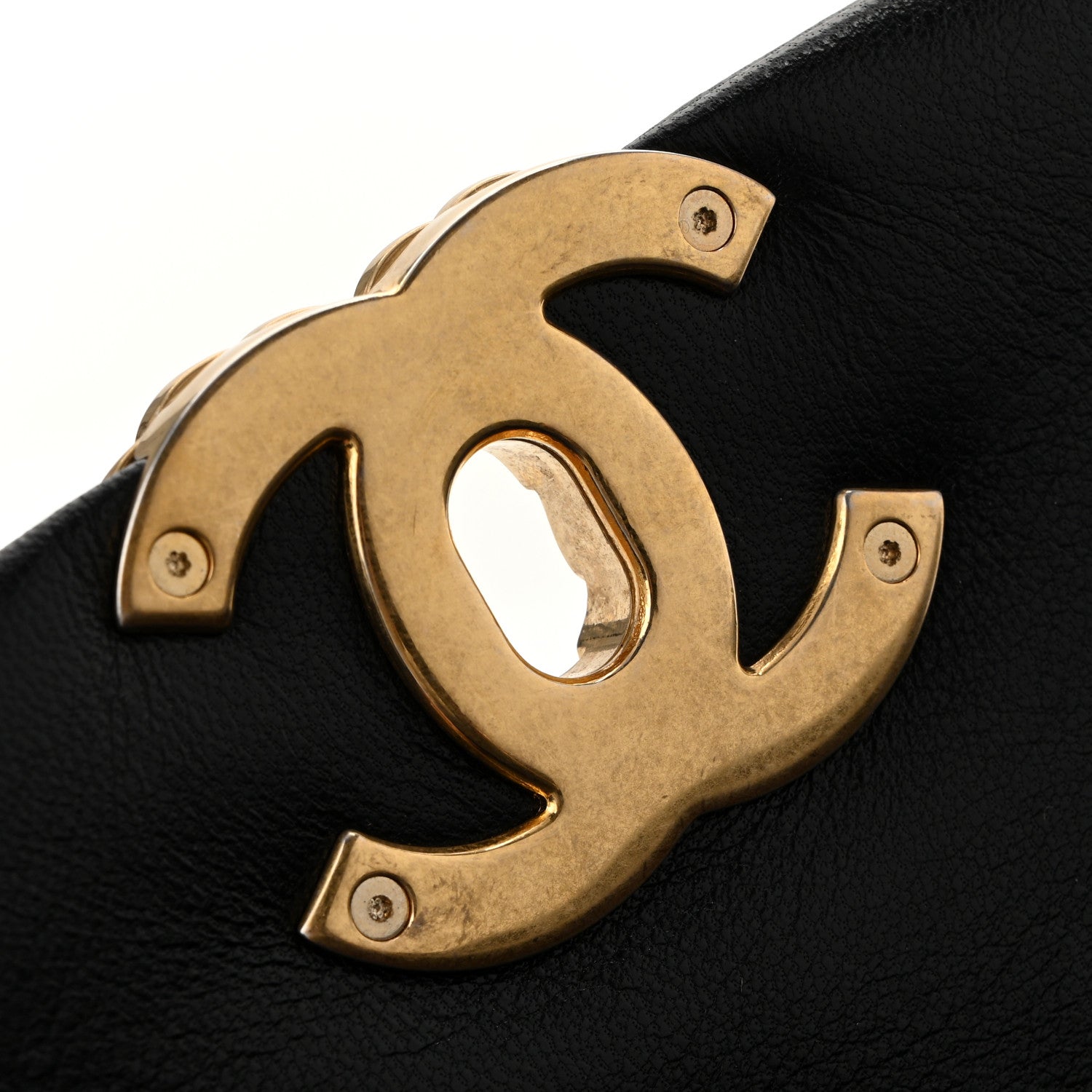 Goatskin Quilted Medium Chanel 19 Flap Black