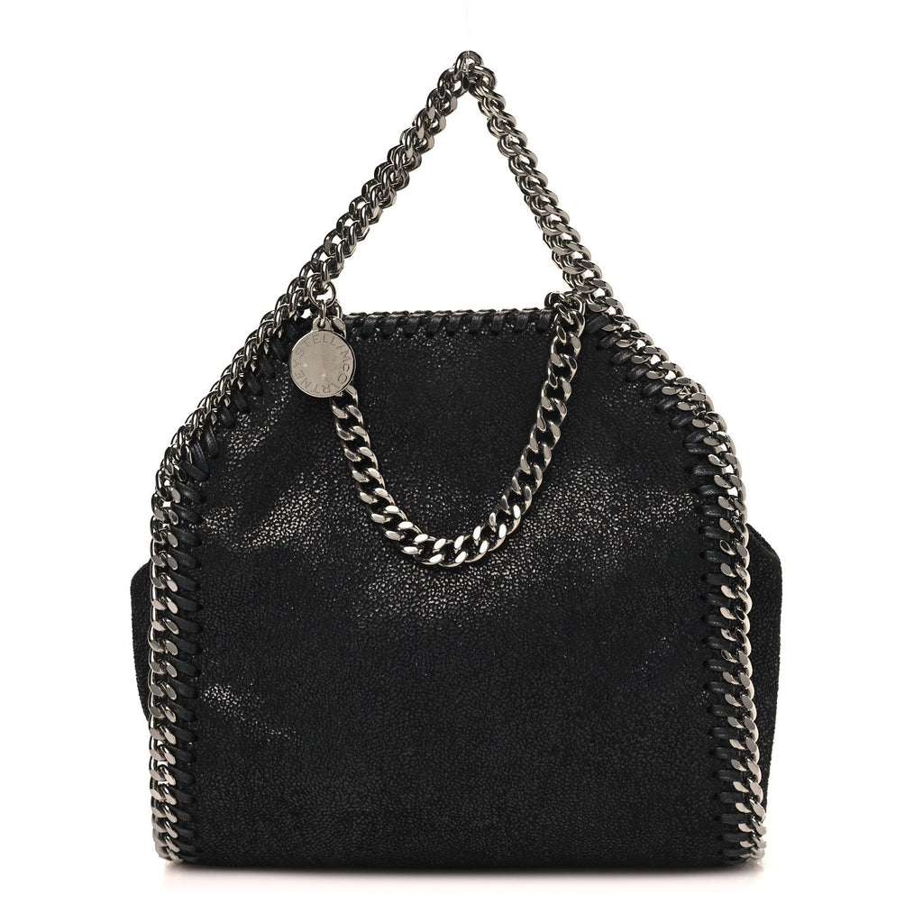 Shaggy Deer Tiny Falabella Tote Black