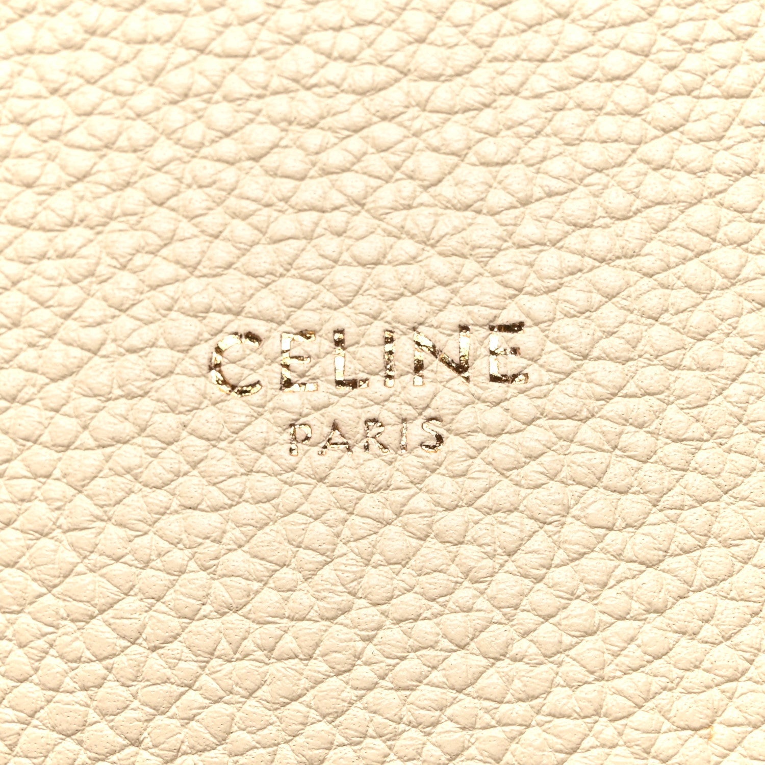 Soft Grained Calfskin Small Belt Cabas Phantom Cream