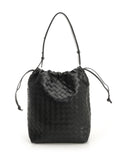 Bottega Veneta Women "Biblioteca" Intrecciato Bucket Bag