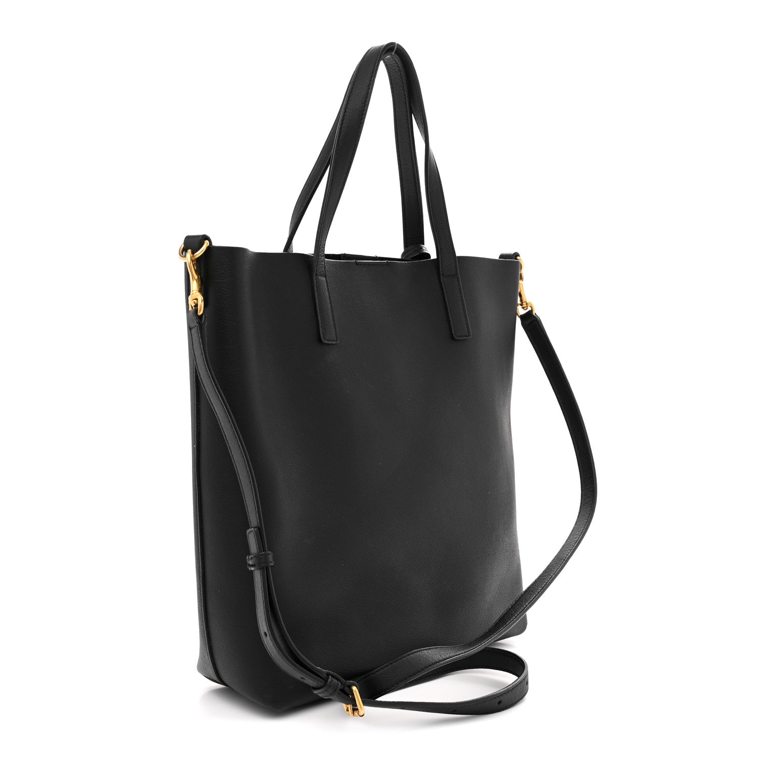 Calfskin Toy Shopping Tote Black