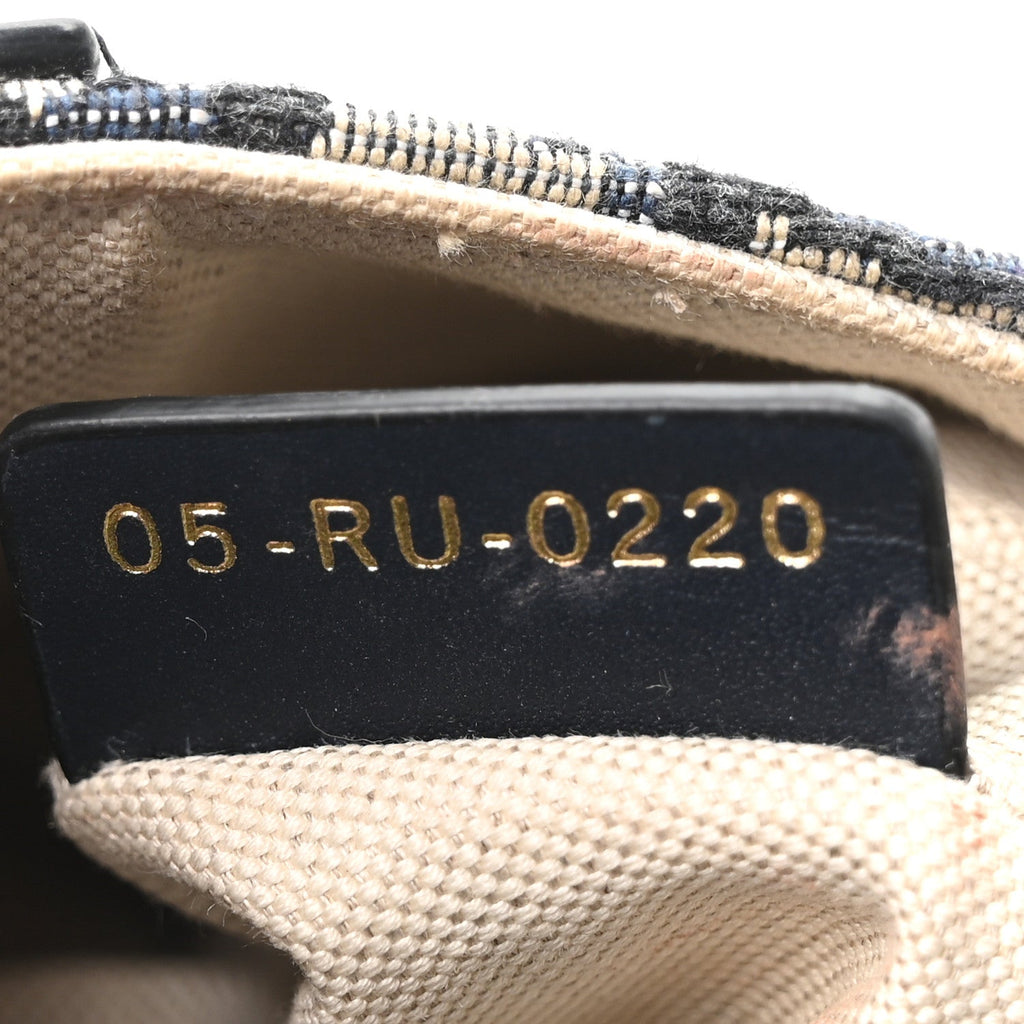 Oblique Mini Saddle Bag Blue
