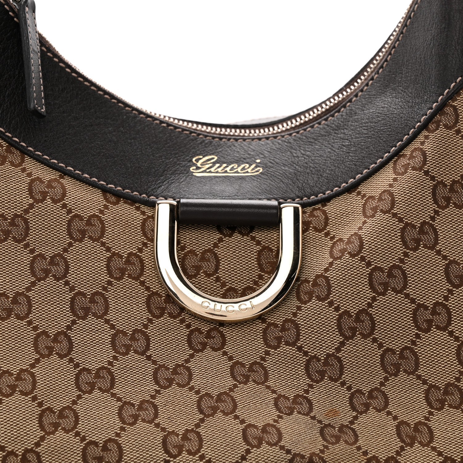 Monogram Large Abbey Hobo Brown