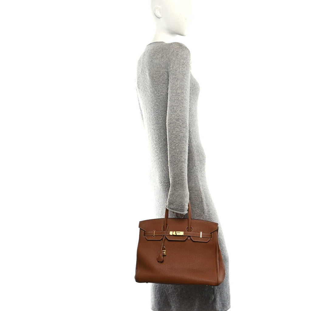 Togo Birkin 35 Gold