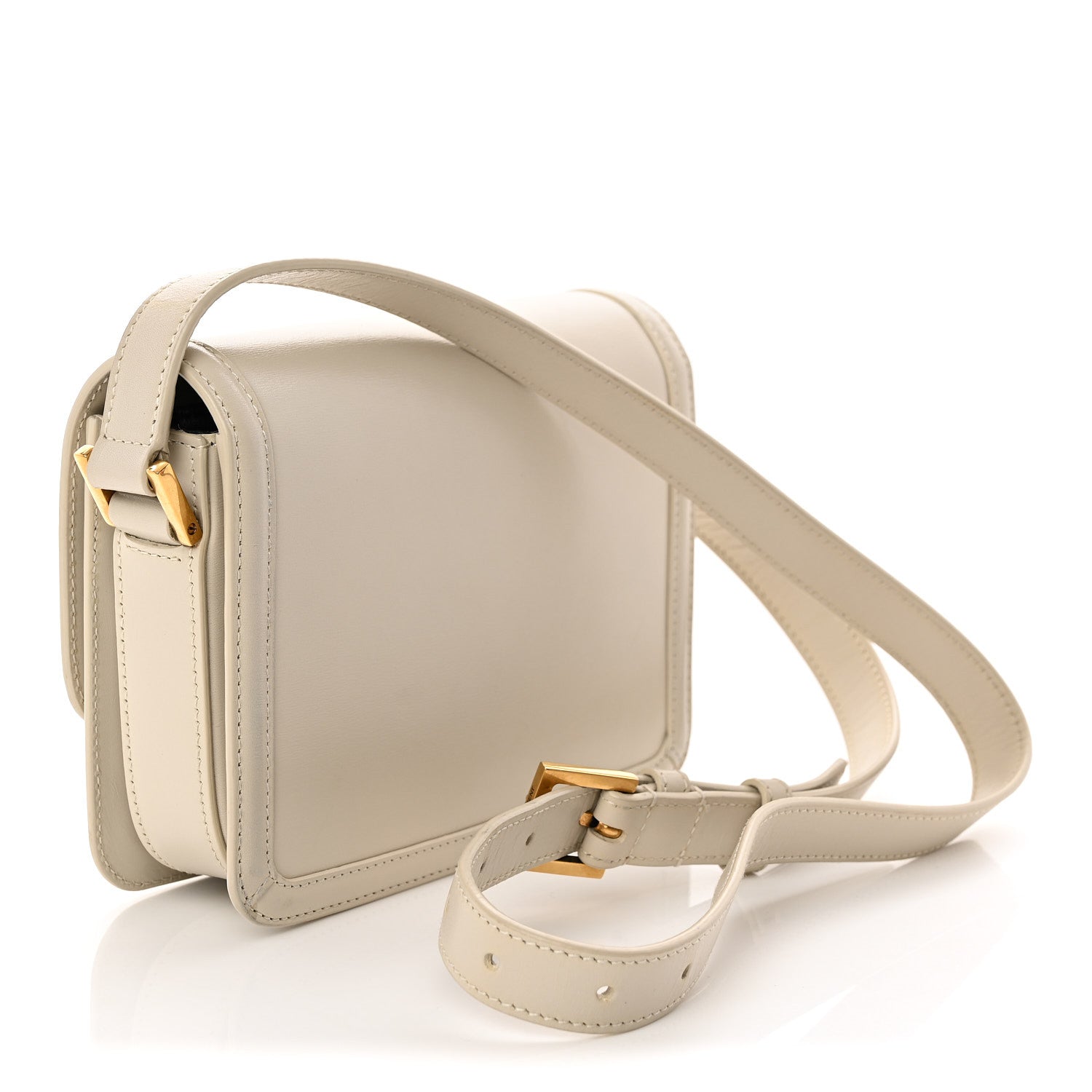 Smooth Calfskin Small Solferino Satchel Ivory