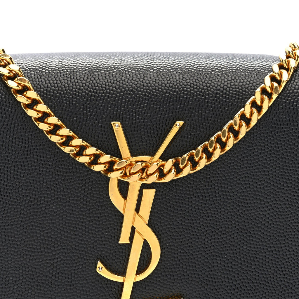 Grain De Poudre Small Monogram Kate Satchel Black