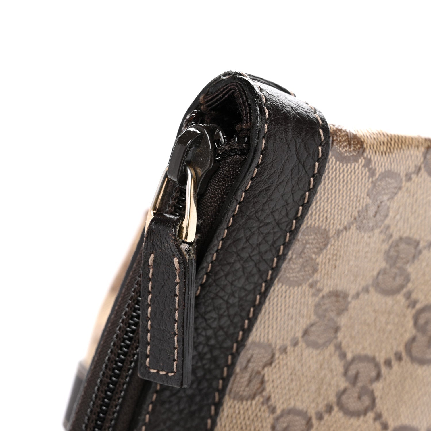 Crystal Monogram Medium Abbey Tote Brown