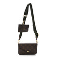 Monogram Felicie Strap & Go Kaki