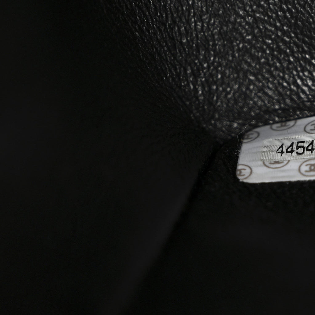 Lambskin Quilted Jumbo Single Flap Black