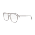 Celine Eyeglasses Geometric Full Rim, Transparent Grey Frame and Clear Demo Lens Lens CL50115I020