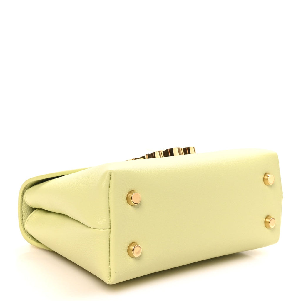 Supple Grained Calfskin Teen Nino Soft Lime
