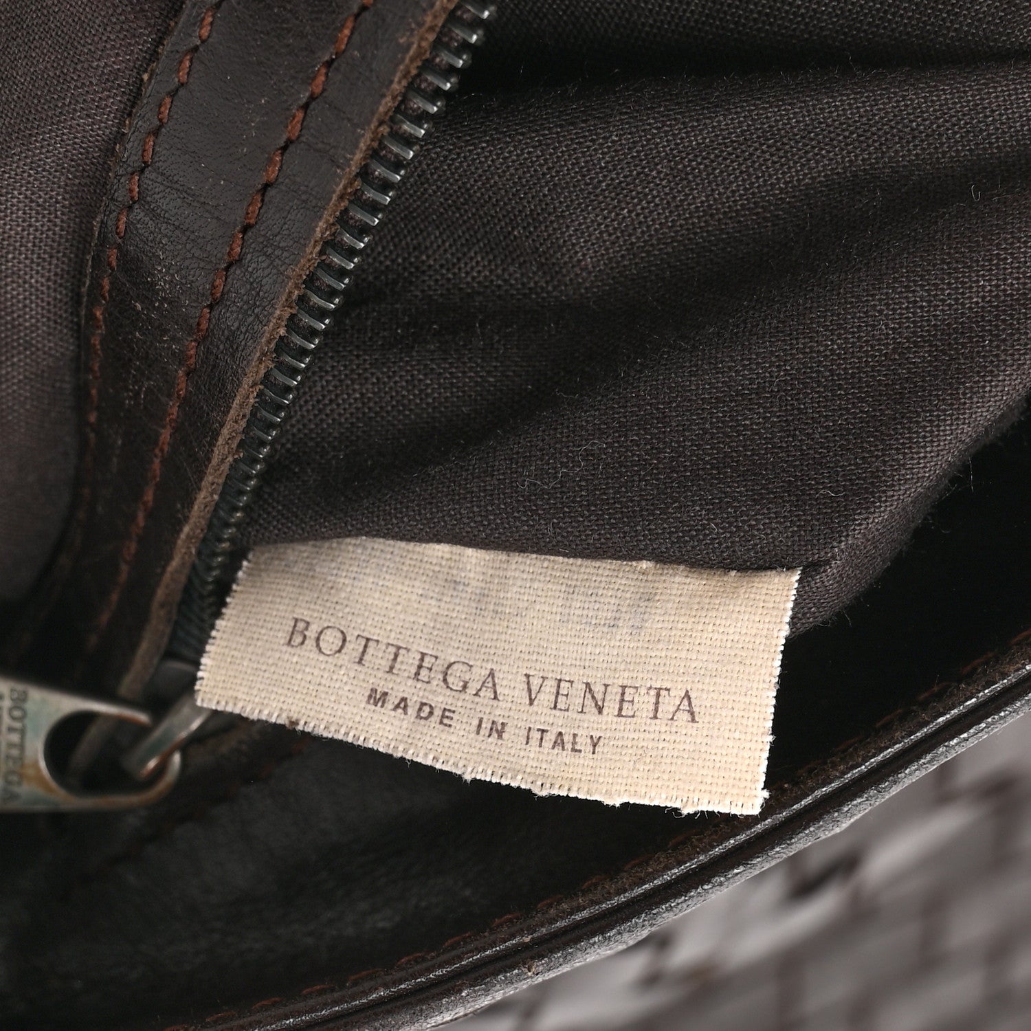 Nappa Intrecciato VN Crossbody Messenger Bag Brown