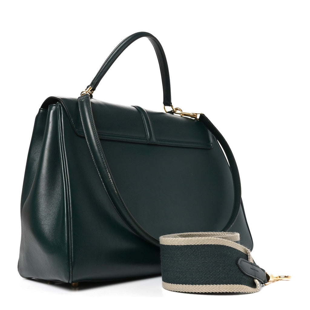 Satinated Calfskin Large 16 Top Handle Bag Amazone