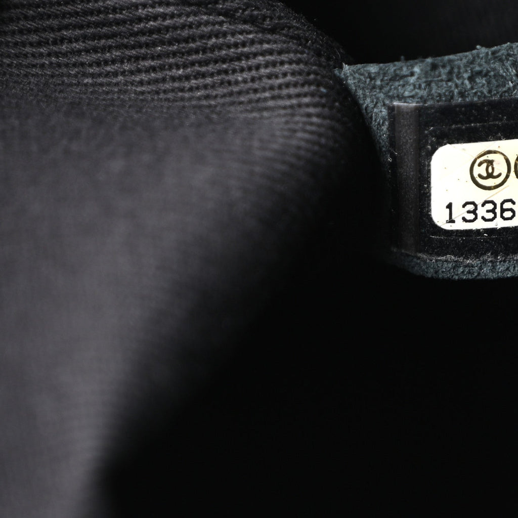 Aged Calfskin Quilted 2.55 Reissue Chain Flap  Black