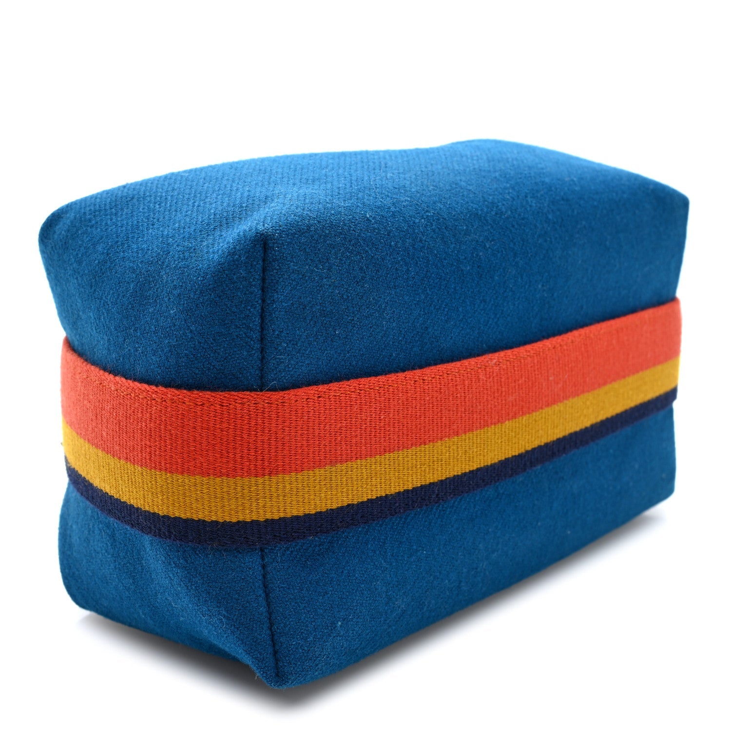 Wool Rocabar Small Bride-A-Brac Pouch Bleu Paon