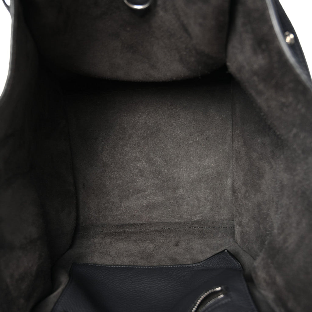 Supple Grained Calfskin Small Big Bag Anthractie