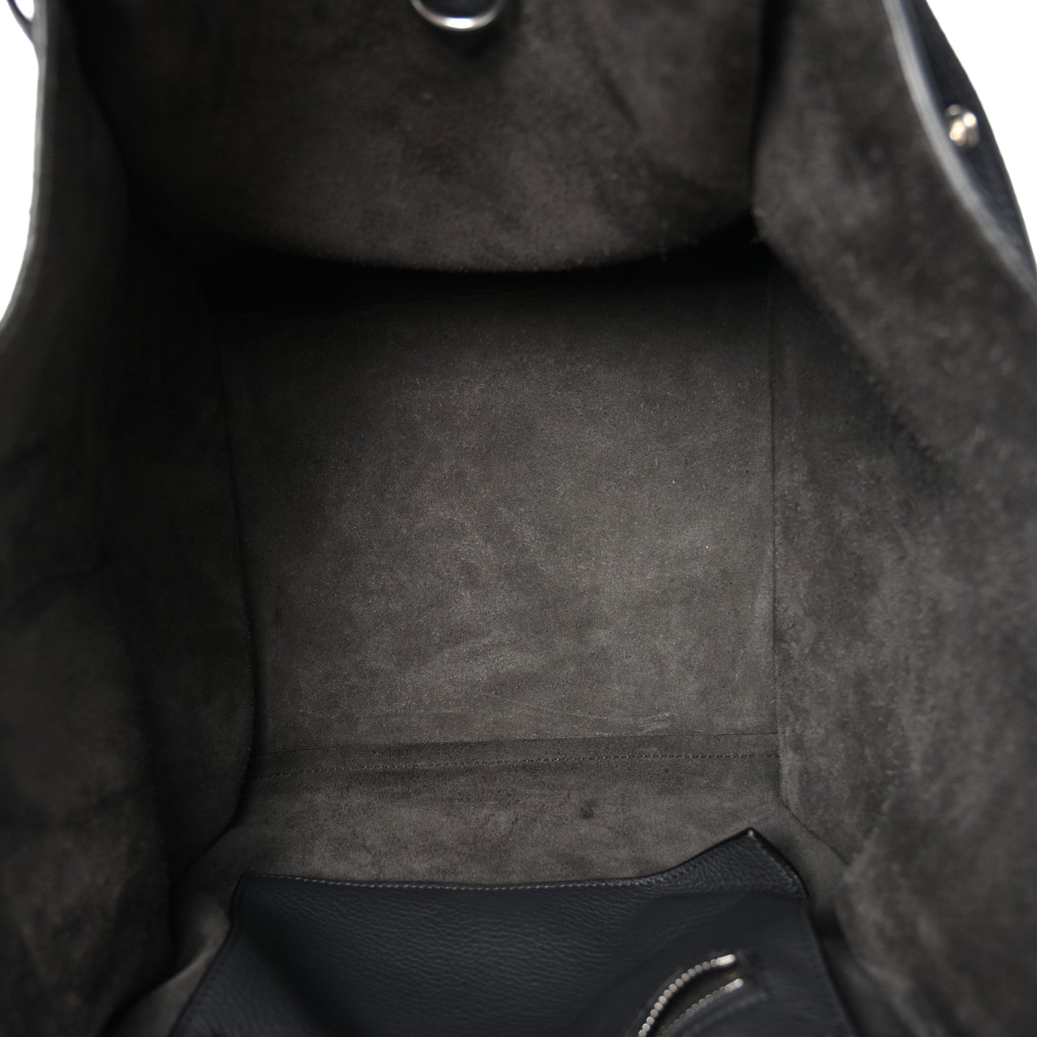 Supple Grained Calfskin Small Big Bag Anthractie