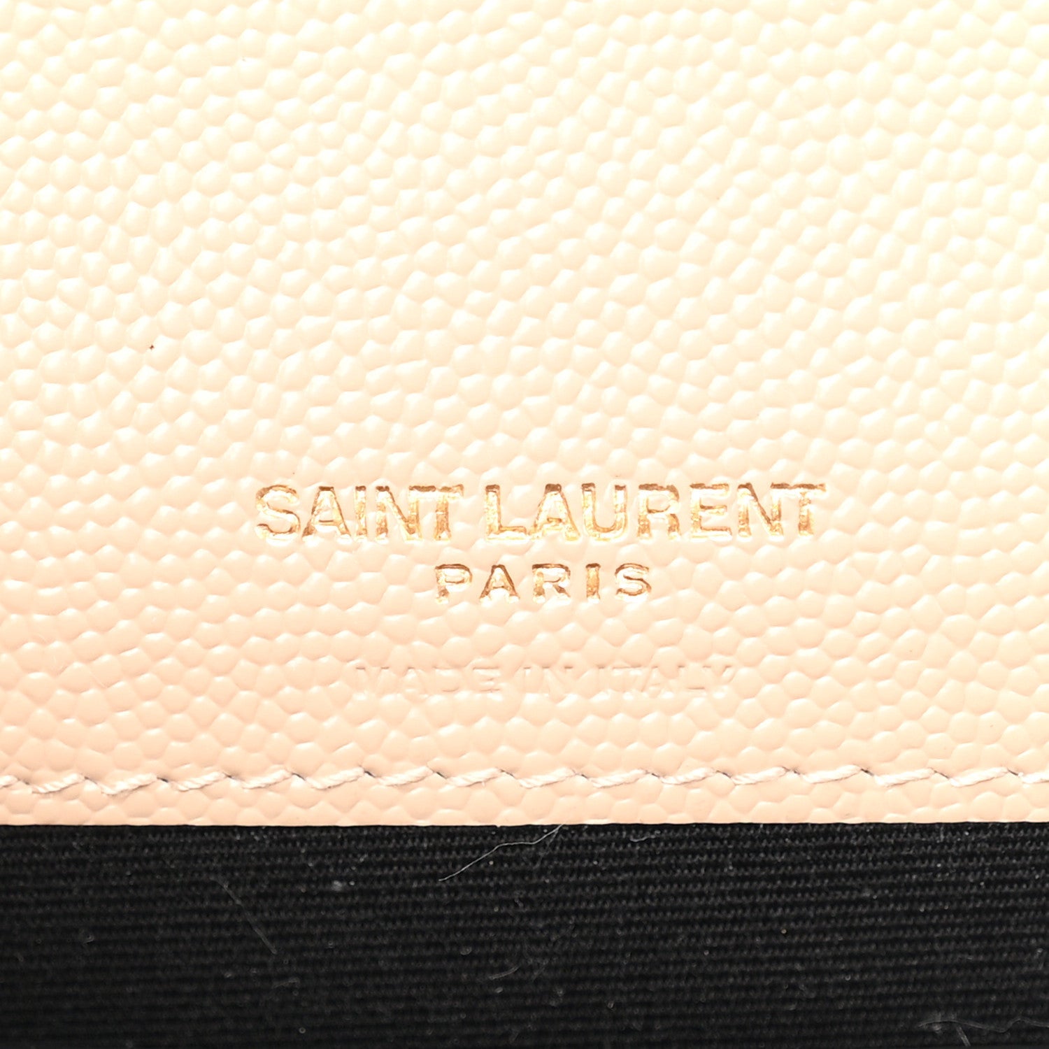 Grain De Poudre Matelasse Chevron Monogram Envelope Chain Wallet Dark Beige
