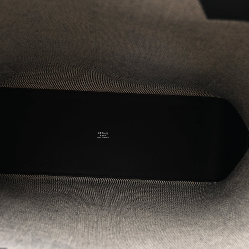 Swift H Canvas Cabas H En Biais 40 Black Ecru